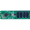 StarTech 4-Port M.2 to SATA Adapter Card, M.2 PCIe 3.0 to SATA HDD/SSD Expansion Card, ASM1064 Chipset, M.2 NVMe to 4x HDD/SSD for Windows/m