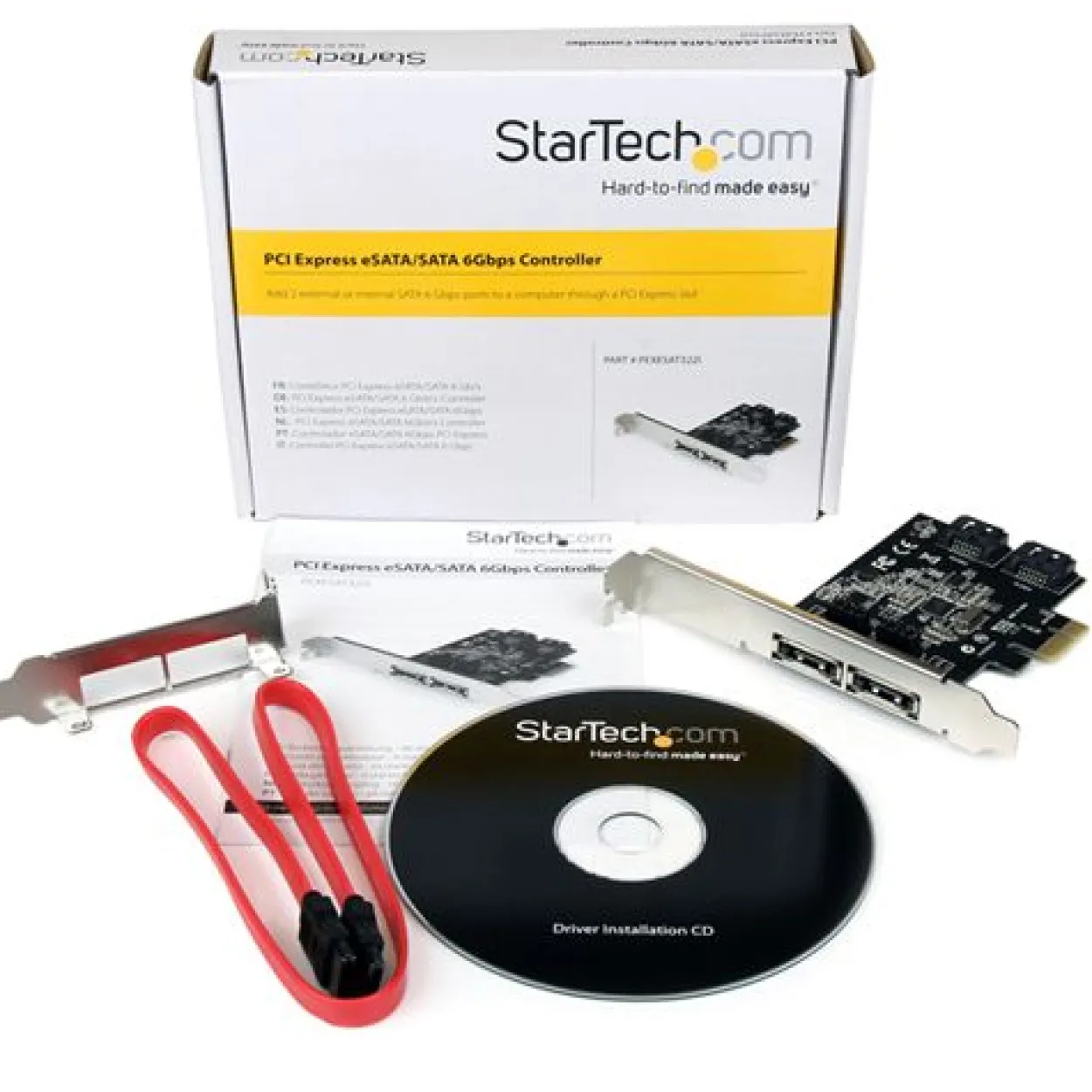 Startech 2 Port PCI Express SATA 3 Schnittstellenkarte 2 Port PCIe x1 Low Profile retail