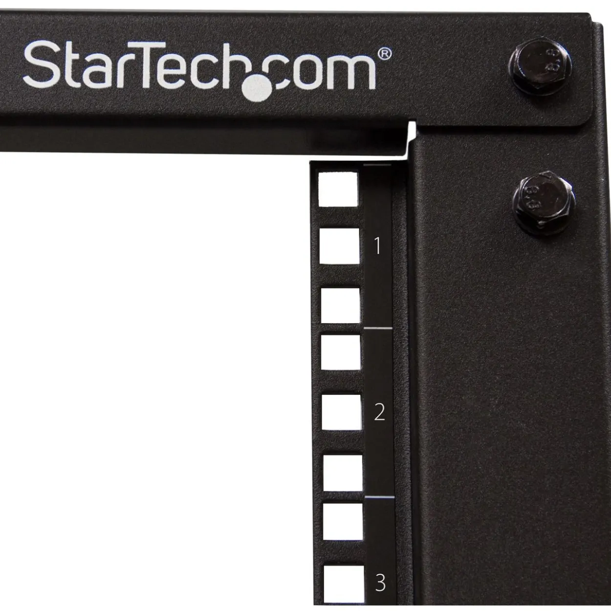 Startech 4POSTRACK8U 19-Zoll Serverschrank Stellfuß (8HE, Laborgestell, Tiefenverstellbar 56 bis 102 cm, Tragfähigkeit 1.200 kg)
