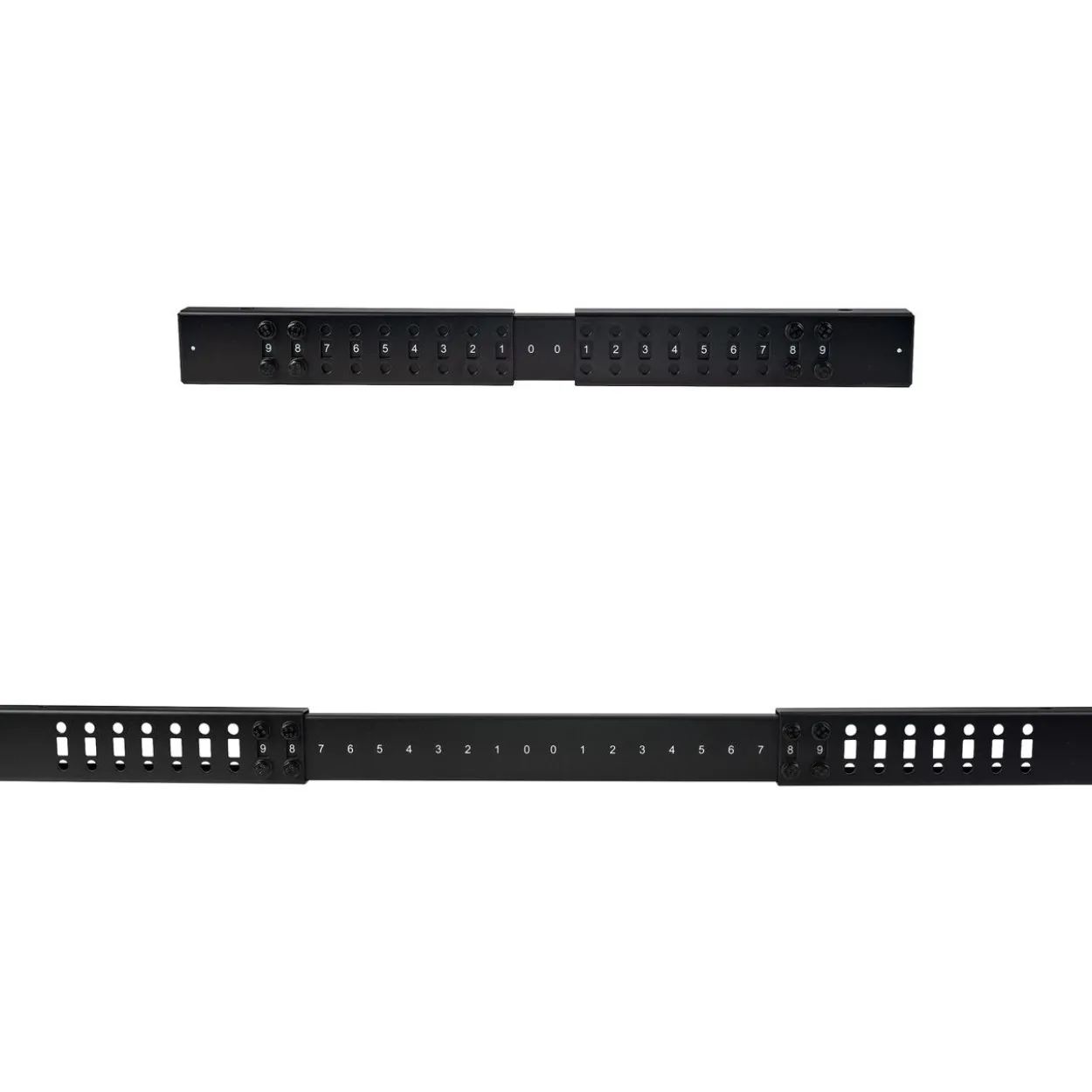 Startech 4POSTRACK8U 19-Zoll Serverschrank Stellfuß (8HE, Laborgestell, Tiefenverstellbar 56 bis 102 cm, Tragfähigkeit 1.200 kg)