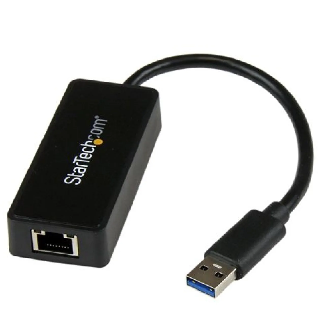 Startech schwarzer Netzwerkadapter mit USB Port für USB 3.0 (USB31000SPTB)