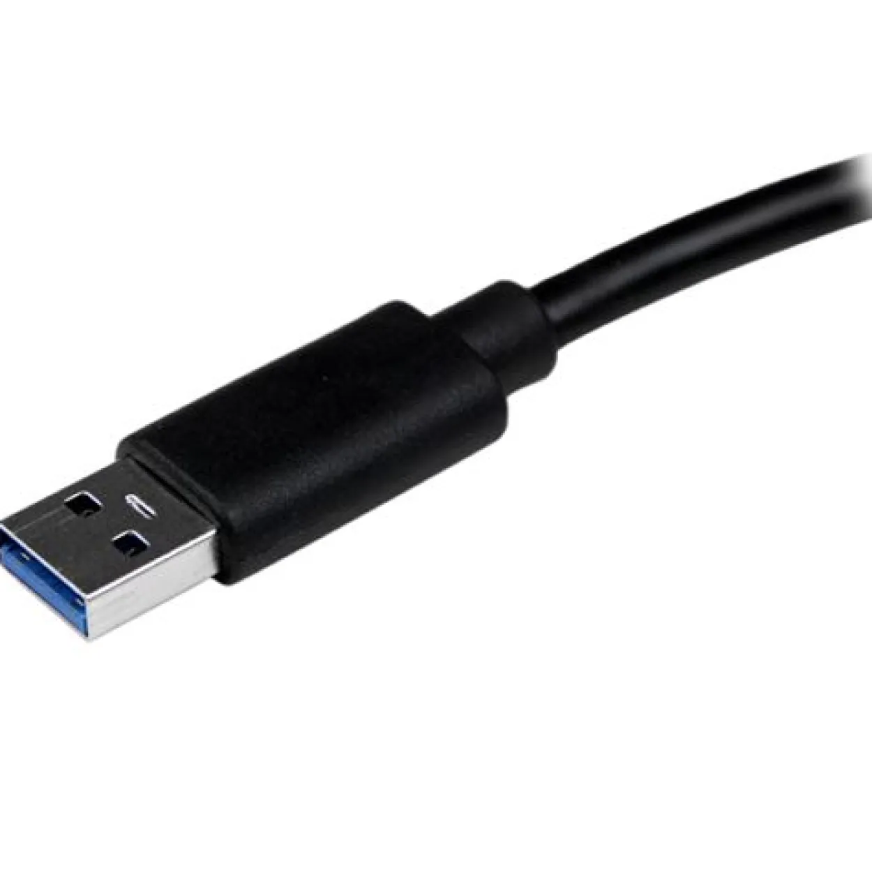 Startech schwarzer Netzwerkadapter mit USB Port für USB 3.0 (USB31000SPTB)