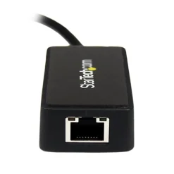 Startech schwarzer Netzwerkadapter mit USB Port für USB 3.0 (USB31000SPTB)