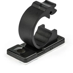Startech 100 Stück Kabelklemmen, schwarz, mittel