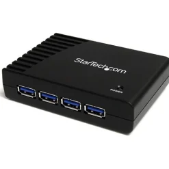 Startech ST4300USB3EU 4-port USB 3.0 extern mit Netzteil schwarz