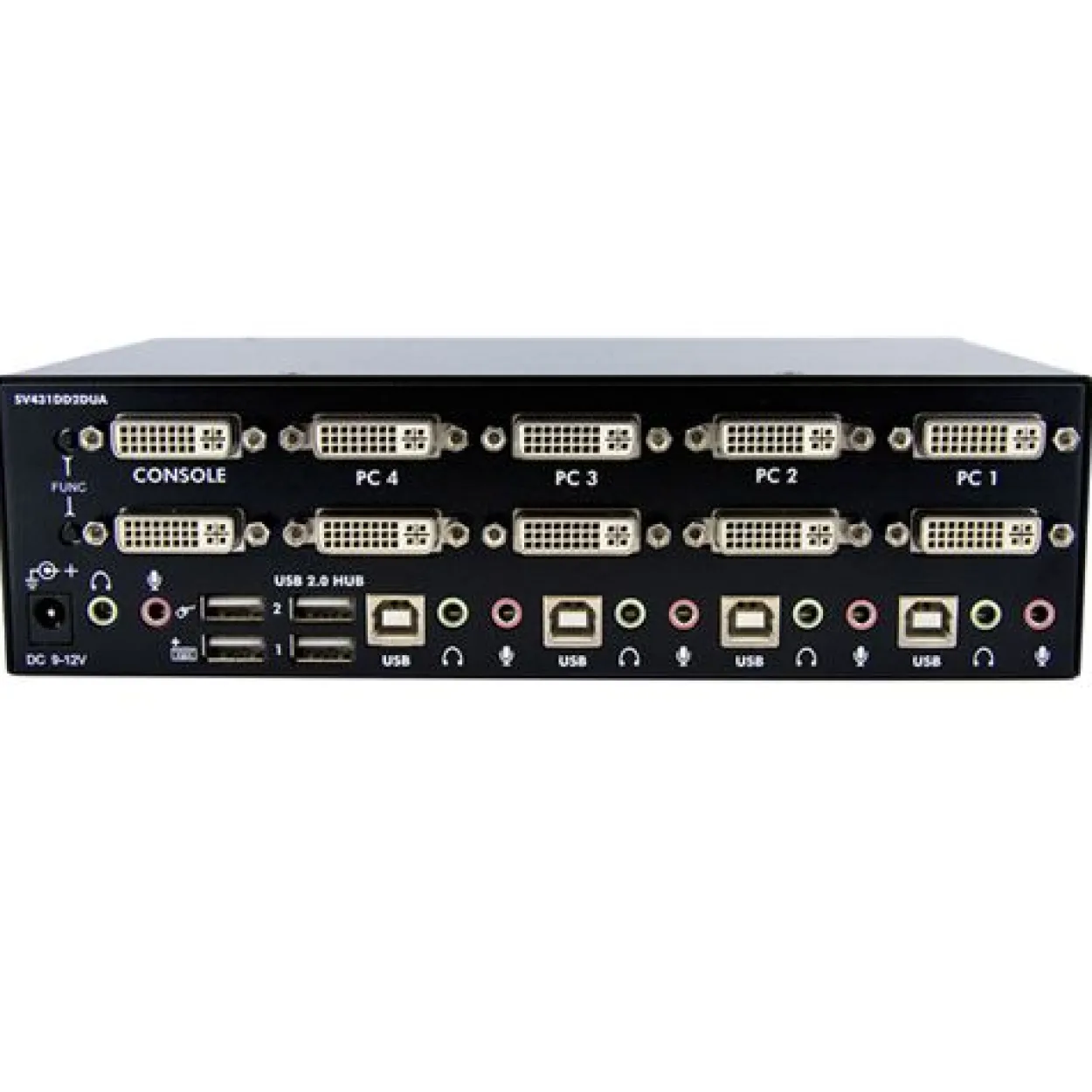 Startech SV431DD2DUA 4-fach Dualview DVI Switch