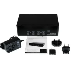 Startech SV431DD2DUA 4-fach Dualview DVI Switch