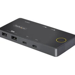 STARTECH USB-C KVM SWITCH 4K 60HZ 100W PD PASS-THROUGH
