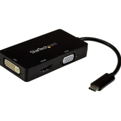 Startech USB-C Multiport Adapter StarTech.com USB-C Multiport Adapter - 3-in-1 USB C to HDMI, DVI or VGA