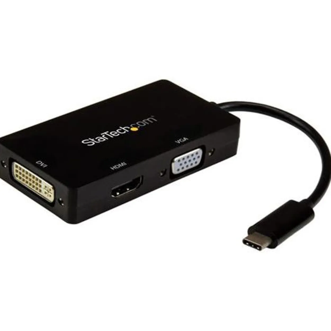 Startech USB-C Multiport Adapter StarTech.com USB-C Multiport Adapter - 3-in-1 USB C to HDMI, DVI or VGA