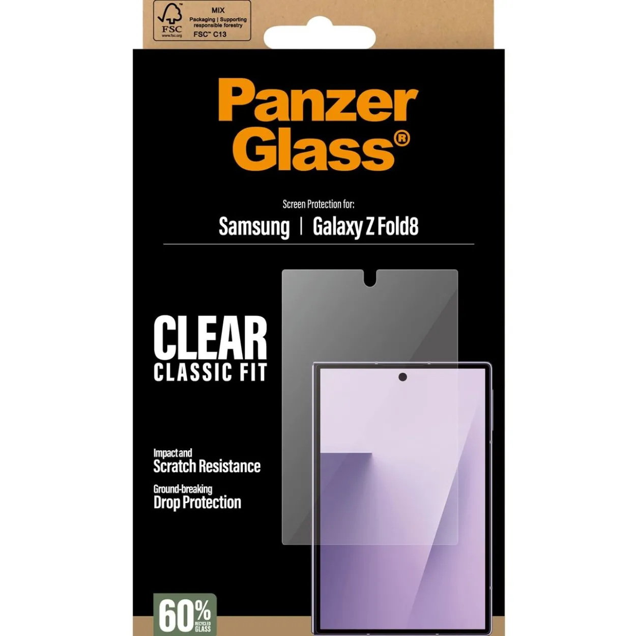 Sub Screen Protector Samsung Galaxy Z Fold8 Classic Fit