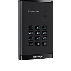 4TB iStorage diskAshur Pro3 schwarz Extern USB 3.2 (IS-DAP3-256-SSD-4000-F)