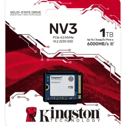 1TB Kingston NV3 M.2 2230 PCIe 4.0 x4 NVMe 3D NAND (SNV3SM3/1T0)
