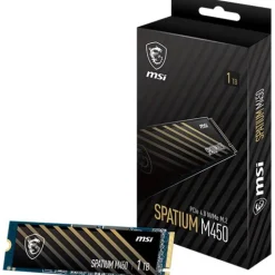 1TB MSI Spatium M450 M.2 2280 PCIe 4.0 3D NAND (S78-440L0M0-P83)
