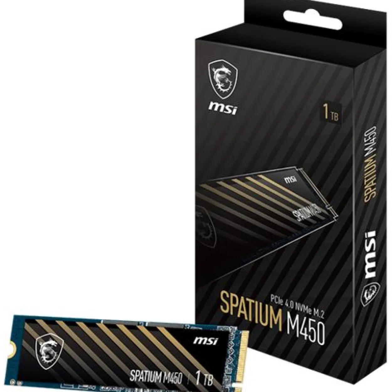 1TB MSI Spatium M450 M.2 2280 PCIe 4.0 3D NAND (S78-440L0M0-P83)