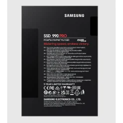 1TB Samsung 990 PRO M.2 PCIe 4. 3D-NAND TLC (MZ-V9P1T0BW)