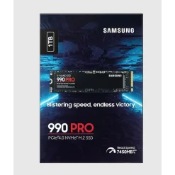 1TB Samsung 990 PRO M.2 PCIe 4. 3D-NAND TLC (MZ-V9P1T0BW)