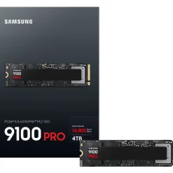 4TB Samsung 9100 PRO M.2 2280 PCIe 5.0 x4 3D-NAND TLC (MZ-VAP4T0BW)
