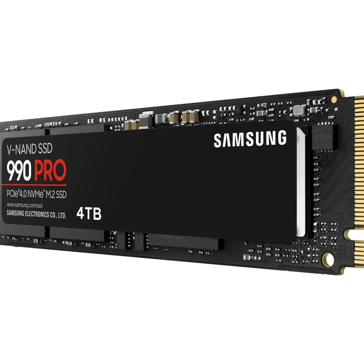 4TB Samsung 990 PRO with Heatsink M.2 2280 PCIe 4.0 x4 3D-NAND TLC (MZ-V9P4T0CW/GW)