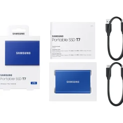 2TB Samsung T7 blau Extern USB 3.2 (Typ-C) (MU-PC2T0H/WW)