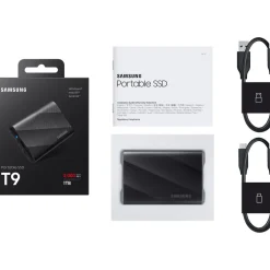 1TB Samsung T9 Extern USB 3.2 (Typ-C) (MU-PG1T0B/EU)