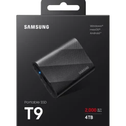4TB Samsung T9 schwarz Extern USB 3.2 (MU-PG4T0B/EU)