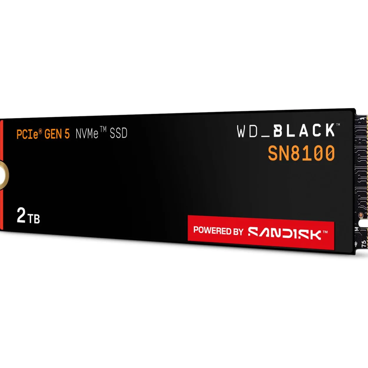 2TB SanDisk WD Black SN8100 M.2 2280 PCIe 5.0 x4 3D-NAND TLC (WDS200T1X0M-00CMT0)