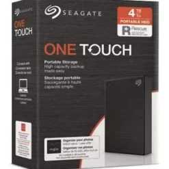 4TB Seagate One Touch External HDD with Password Protection Black