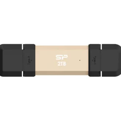 1TB Silicon Power USB Stick DS72 Typ A+C 1050/850MB`s Gold