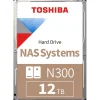 12TB Toshiba N300 NAS HDWG51CEZSTA 512MB 3.5" (8.9cm) SATA 6Gb/s