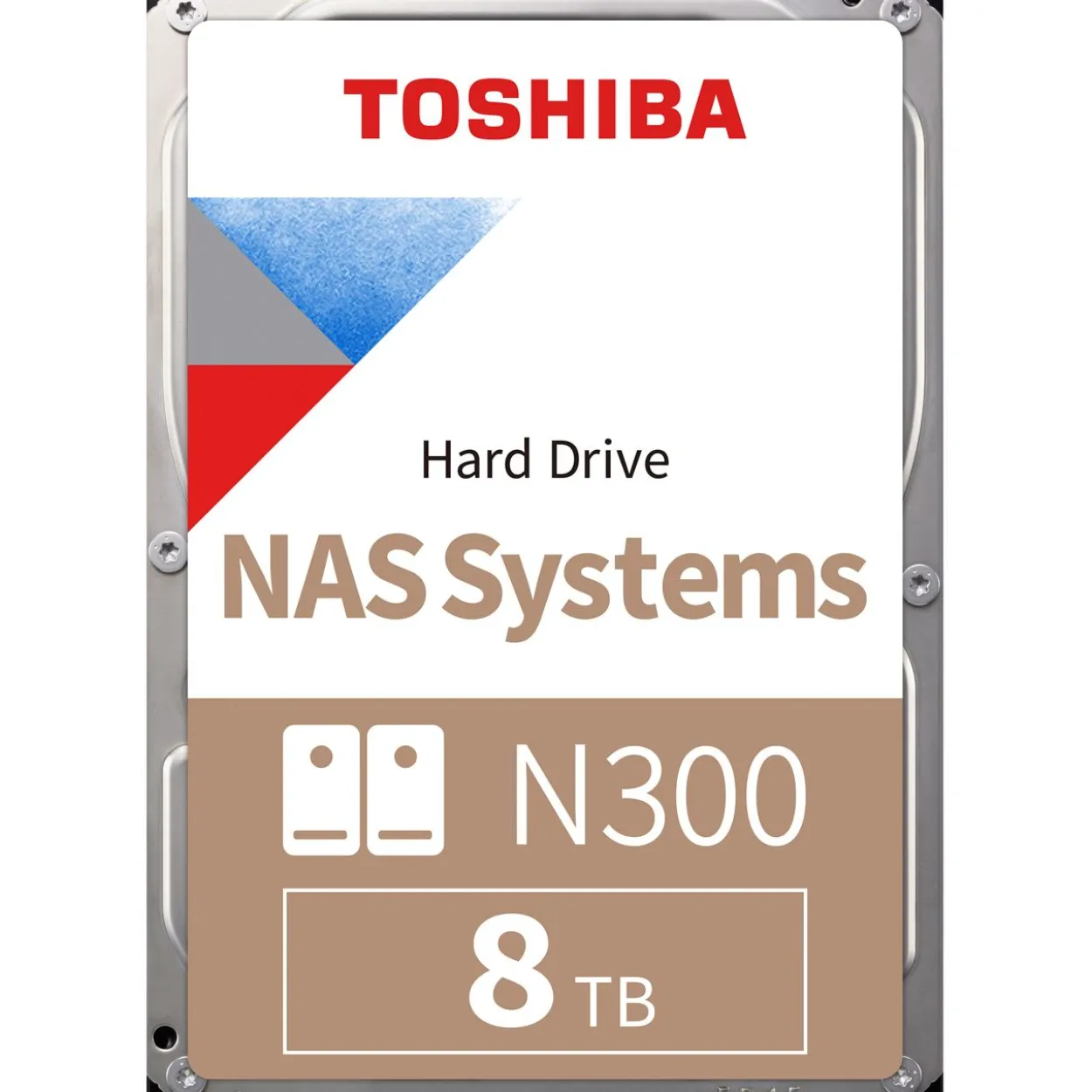 8TB Toshiba N300 NAS HDWG780EZSTA 512MB 3.5" (8.9cm) SATA 6Gb/s