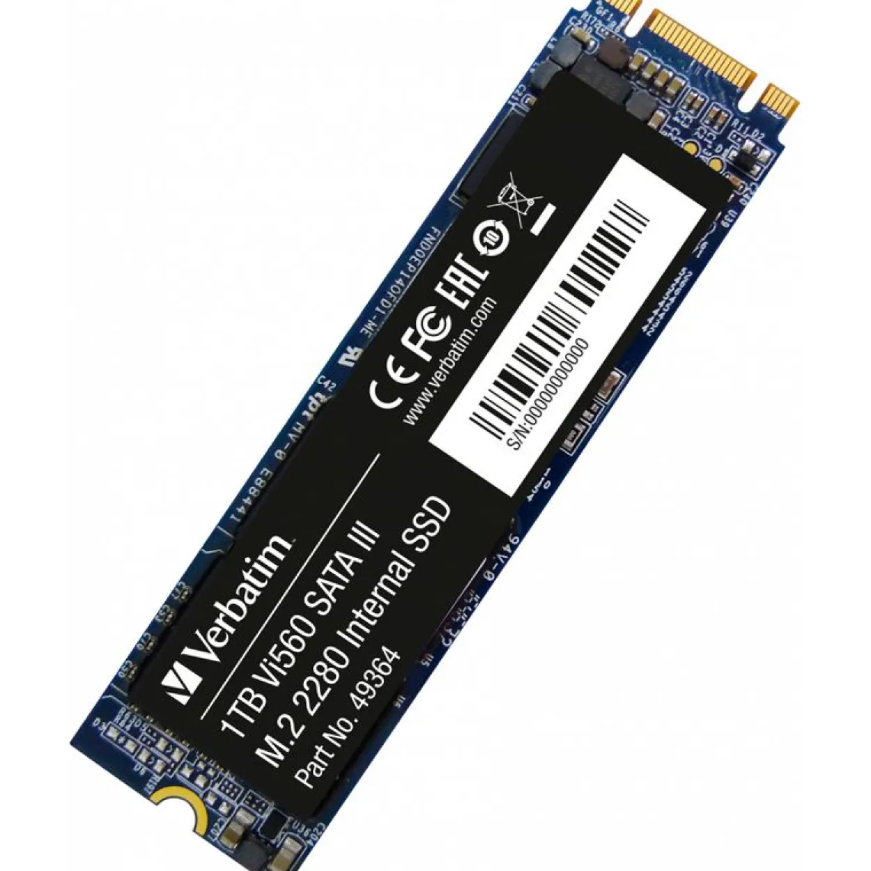 1TB Verbatim Vi560 S3 M.2 2280 SATA 6Gb/s 3D-NAND TLC (49364)