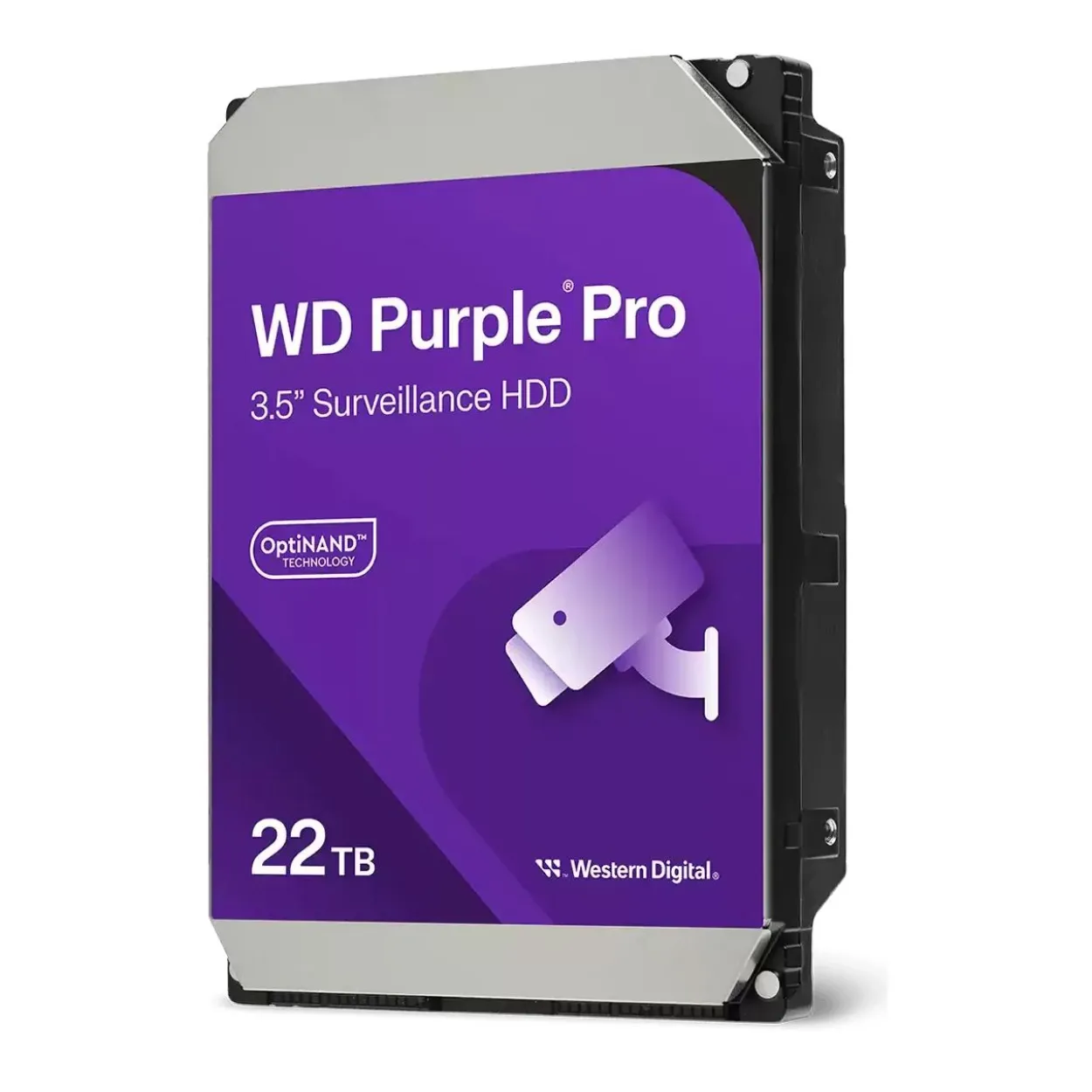 22TB WD Purple Pro SATA 6Gb/s HDD 8,89cm 3,5Zoll internal 7200Rpm 512MB Cache 24x7