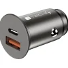Techly Autoladegerät 5V 2p USB A USBC 38W