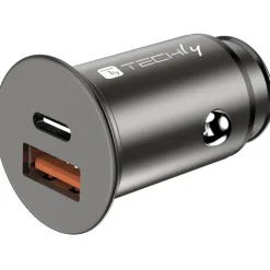 Techly Autoladegerät 5V 2p USB A USBC 38W