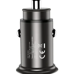 Techly Autoladegerät 5V 2p USB A USBC 38W