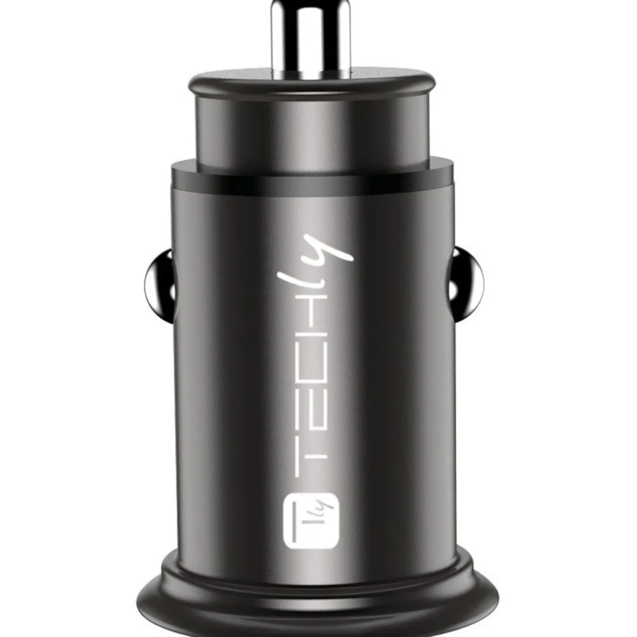 Techly Autoladegerät 5V 2p USB A USBC 38W