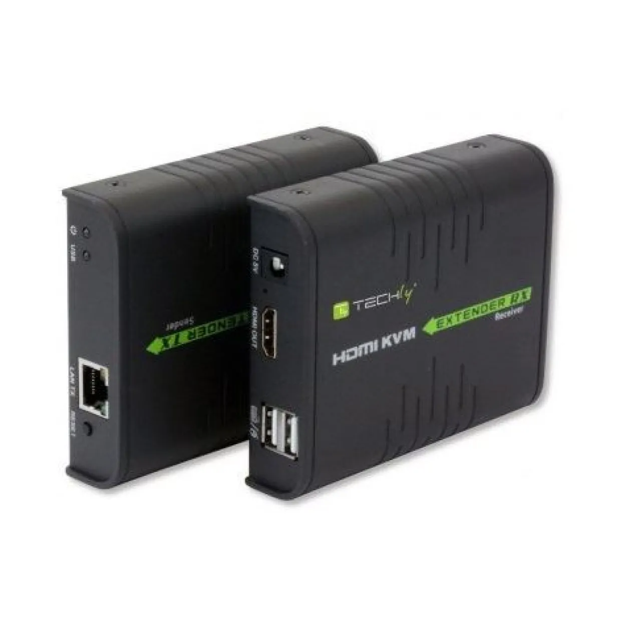 Techly HDMI KVM Extender über Netzwerkkabel, 120m