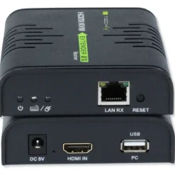 Techly HDMI KVM Extender über Netzwerkkabel, 120m
