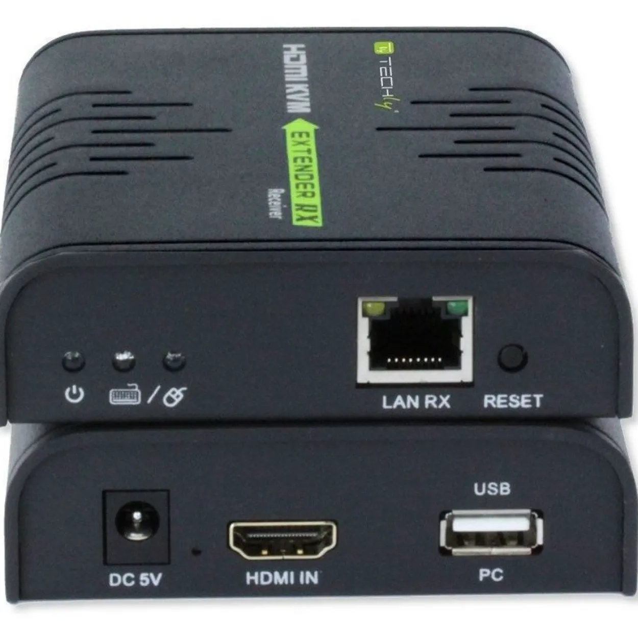 Techly HDMI KVM Extender über Netzwerkkabel, 120m