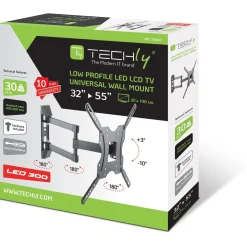 Techly Wandhalterung für 1 Display 32-55