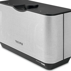 TechniSat Audiomaster MR2 60W Stereo Speaker, Kabellos, schwarz/silber