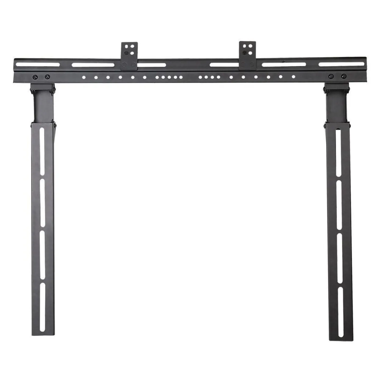 Technly Universal Soundbar Halterung fuer TV Montage schwarz Breite 715mm Hoehe 403mm Fuer TV mit VESA bis 600x400 max.Traglast 10Kg