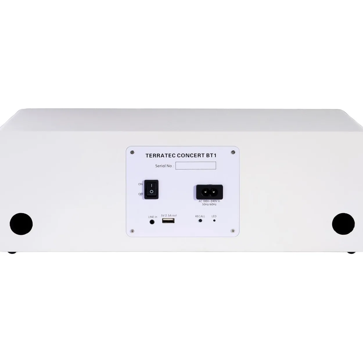 TerraTec Concert BT1 2.0 System 20W RMS weiß