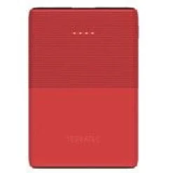 Terratec P50 Pocket Poppy Red 5.000mAh / USB Out / USB Type-C In/Out / Micro-USB In