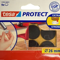 tesa Protect Filzgleiter, braun, Durchmesser: 26 mm