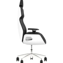 Thermaltake Argent E700 Glacier White with Slate Gray Crayon Real Leather chair