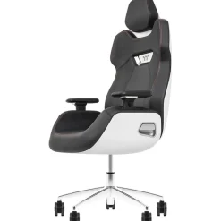Thermaltake Argent E700 Glacier White with Slate Gray Crayon Real Leather chair