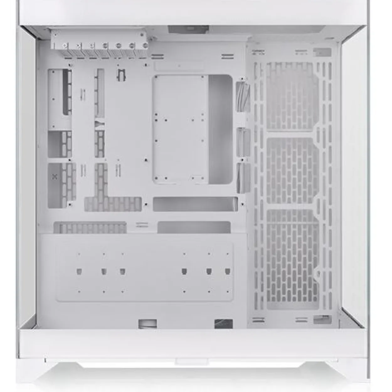 Thermaltake CTE E550 TG Snow Midi Tower ohne Netzteil weiss