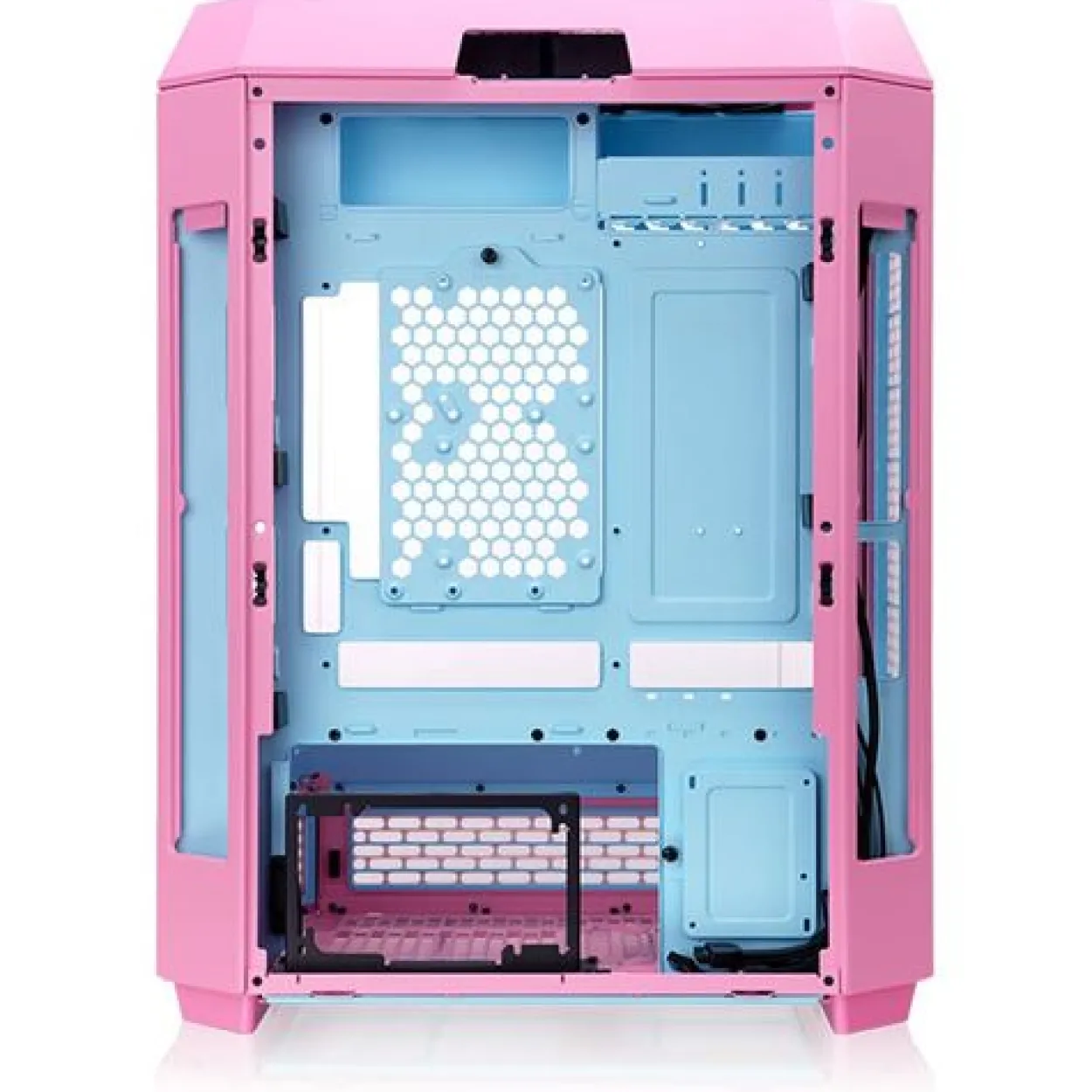 Thermaltake The Tower 600 Bubble Pink Midi Tower ohne Netzteil rosa/blau